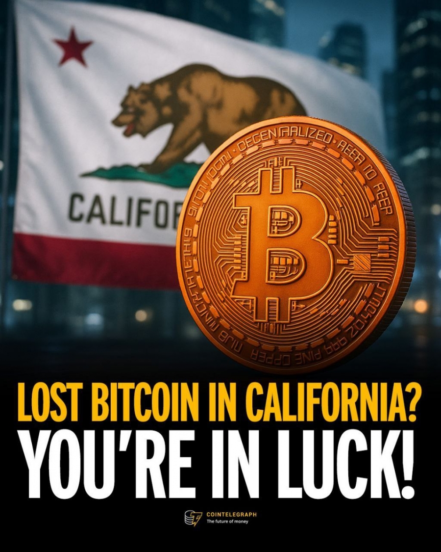 قانون جدید در کالیفرنیا: بازپسگیری بیتکوینهای گمشده بدون نیاز به فروش نقدی