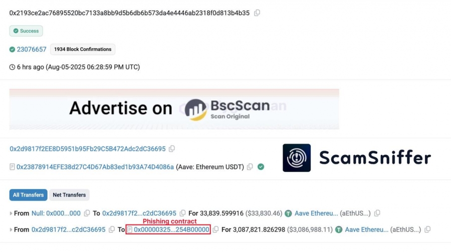 کاربر ارز دیجیتال ۳.۰۵ میلیون دلار در حمله فیشینگ از دست داد