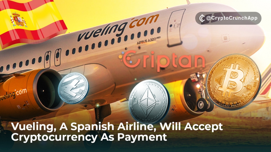 یک شرکت هواپیمایی اسپانیایی، ارز دیجیتال را به عنوان روش پرداخت می پذیرد!