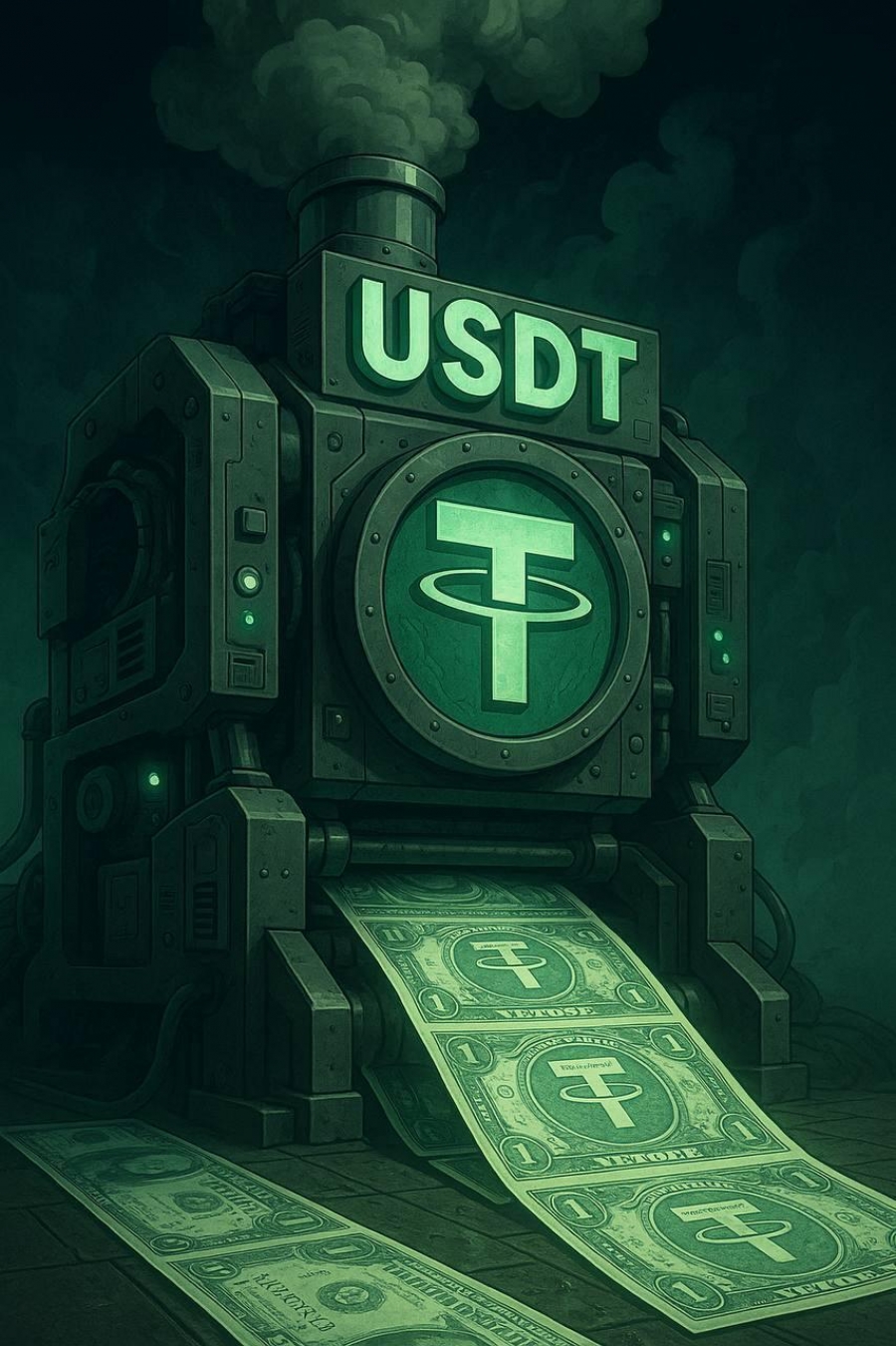 صدور ۱ میلیارد دلار USDT توسط خزانه تتر روی اتریوم