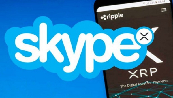 رمزارز ریپل XRP به زودی ممکن است به اسکایپ اضافه شود.