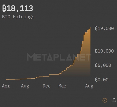 انباشت گسترده بیت‌کوین توسط Metaplanet