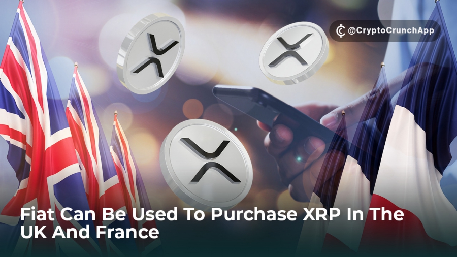 با پولهاى و ارزهاى فيات مى توانيد XRP در انگلستان و فرانسه خريدارى كنيد!