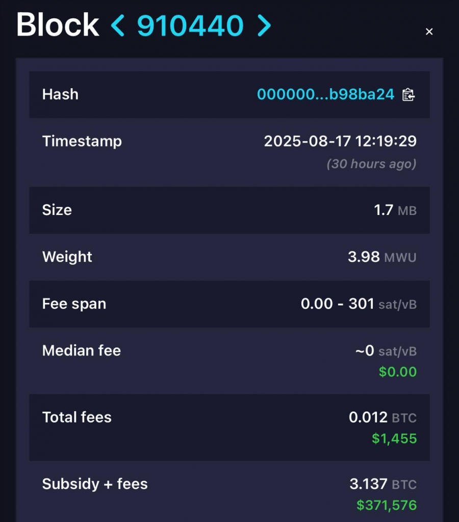 موفقیت یک ماینر انفرادی بیت‌کوین