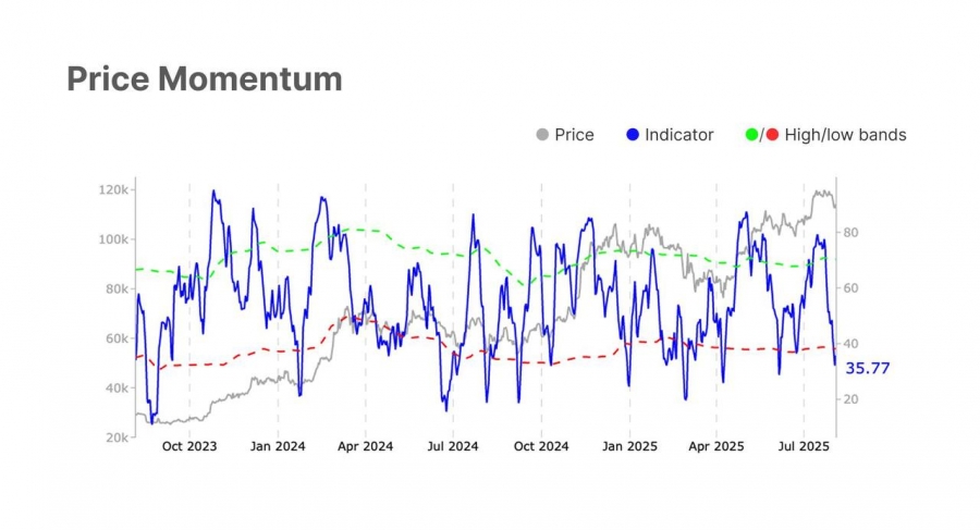 تحلیلگران گلس‌نود از کاهش شتاب بیت‌کوین خبر می‌دهند