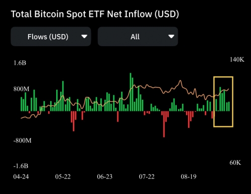 در حالی‌که همه در حال وحشت هستند… ETFها بیت‌کوین جمع‌آوری می‌کنند