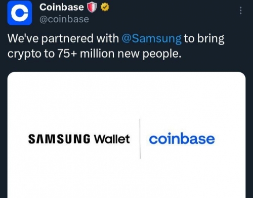 اضافه شدن دسترسی به ارزهای دیجیتال کوین‌بیس در دستگاه‌های گلکسی سامسونگ