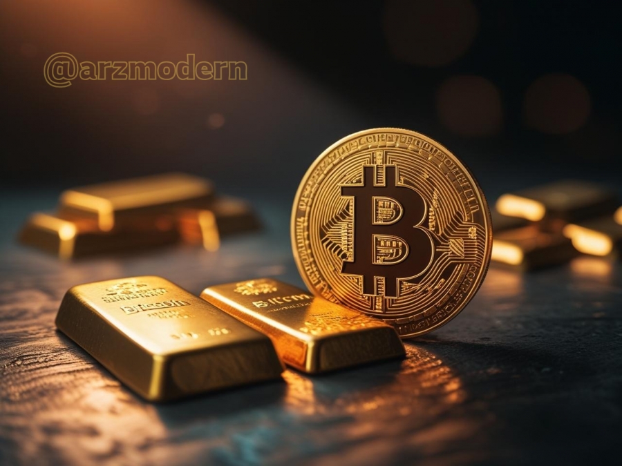 برتری چشمگیر بیت کوین نسبت به طلا در بازدهی سالانه
