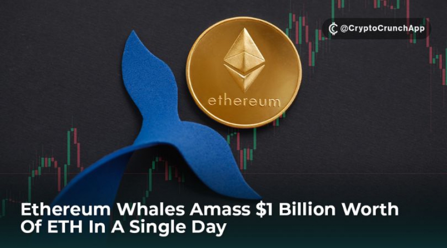 نهنگ های اتریوم در یک روز 1 میلیارد دلار اتر خریداری کردند!