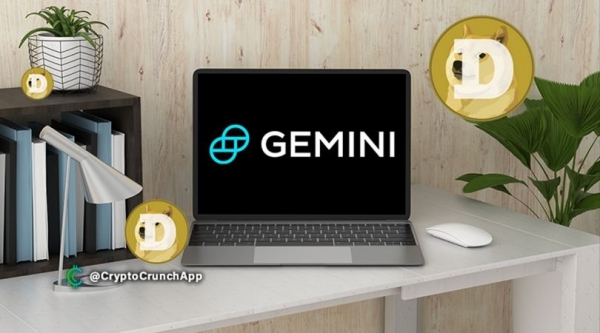 دوج كوين در اكسچنج Gemini  ليست شد.